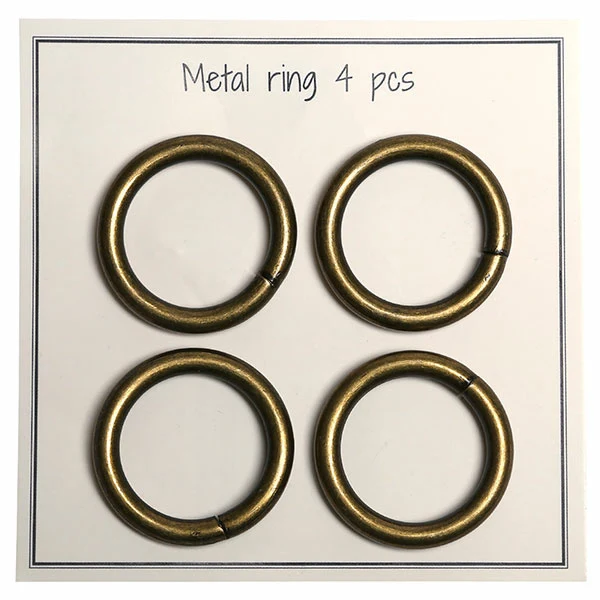 Go Handmade Metal O-ring, 4 stk, 30mm